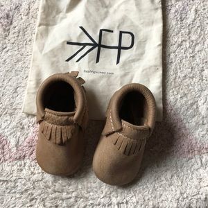 Freshly Picked Tan Moccasins Size 2
